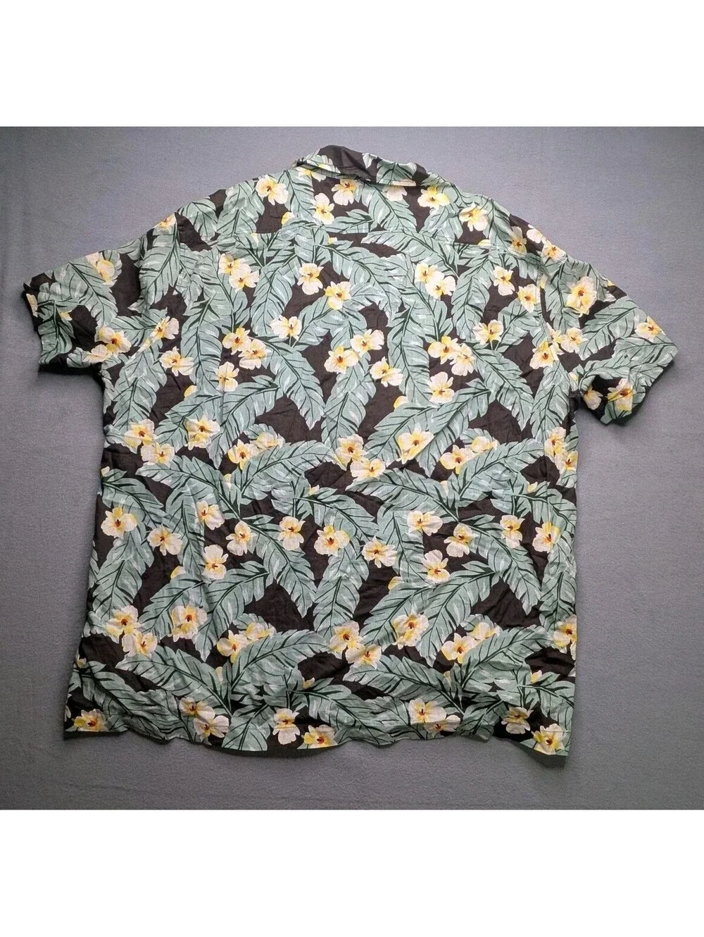 J.Crew Shirt Mens 2XL Multicolor Hawaiian Floral Cotton Short Sleeve Casual